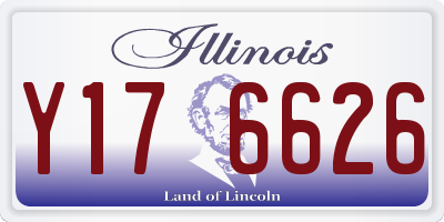 IL license plate Y176626