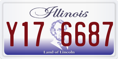 IL license plate Y176687