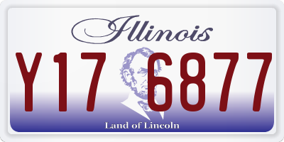 IL license plate Y176877
