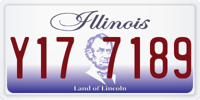 IL license plate Y177189