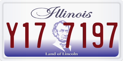 IL license plate Y177197