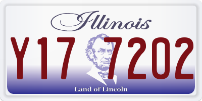 IL license plate Y177202
