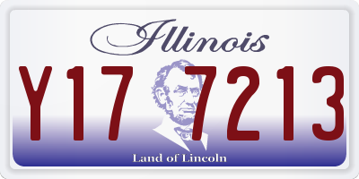 IL license plate Y177213