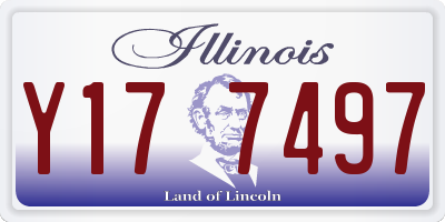 IL license plate Y177497