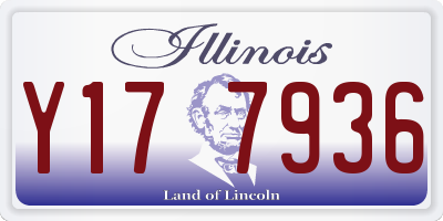 IL license plate Y177936