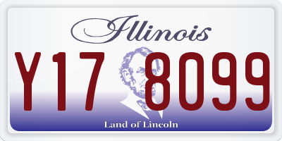 IL license plate Y178099