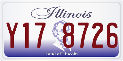 IL license plate Y178726