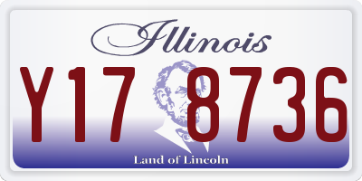 IL license plate Y178736