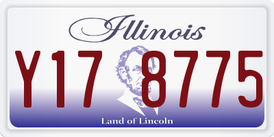 IL license plate Y178775