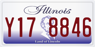 IL license plate Y178846