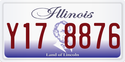IL license plate Y178876