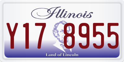 IL license plate Y178955