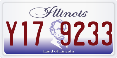 IL license plate Y179233