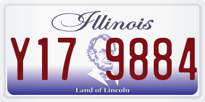 IL license plate Y179884