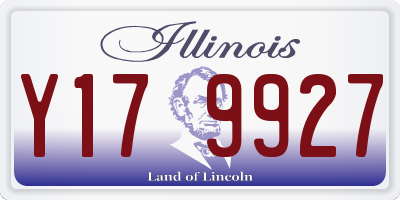 IL license plate Y179927