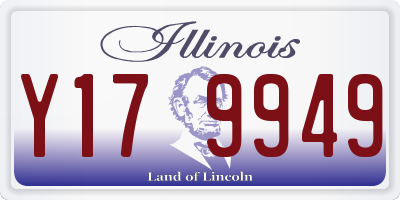 IL license plate Y179949