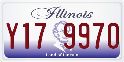 IL license plate Y179970