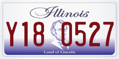 IL license plate Y180527