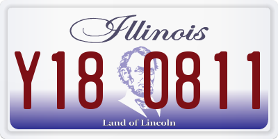 IL license plate Y180811
