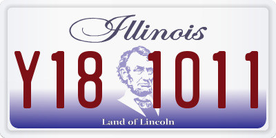 IL license plate Y181011