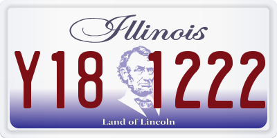 IL license plate Y181222