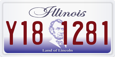 IL license plate Y181281