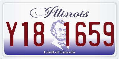 IL license plate Y181659