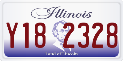 IL license plate Y182328