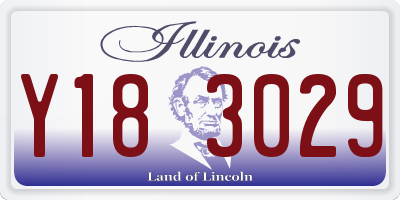 IL license plate Y183029
