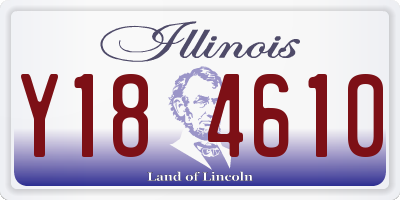IL license plate Y184610