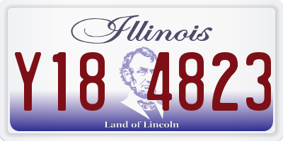 IL license plate Y184823