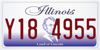 IL license plate Y184955