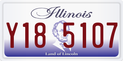 IL license plate Y185107