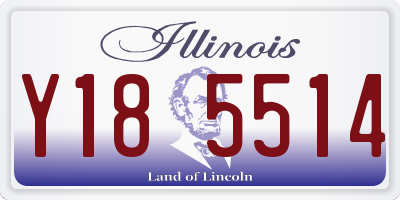 IL license plate Y185514
