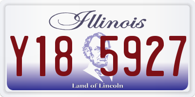 IL license plate Y185927