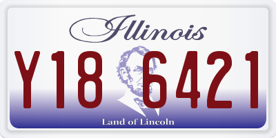 IL license plate Y186421