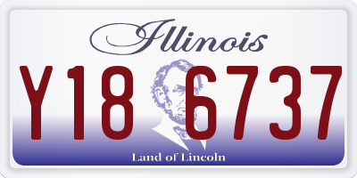 IL license plate Y186737