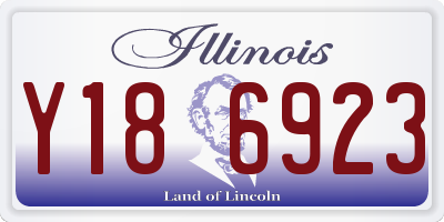 IL license plate Y186923