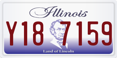 IL license plate Y187159