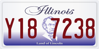 IL license plate Y187238