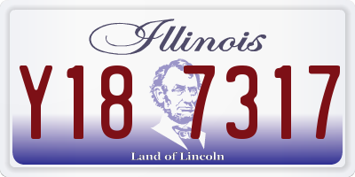 IL license plate Y187317