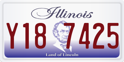 IL license plate Y187425