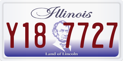 IL license plate Y187727