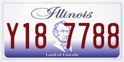 IL license plate Y187788