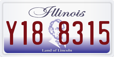 IL license plate Y188315