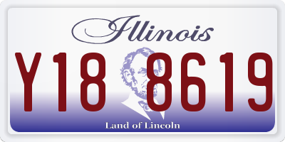 IL license plate Y188619