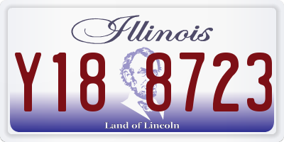 IL license plate Y188723