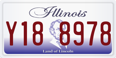 IL license plate Y188978