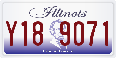 IL license plate Y189071