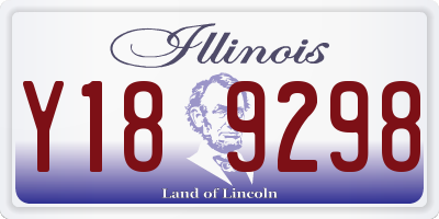 IL license plate Y189298